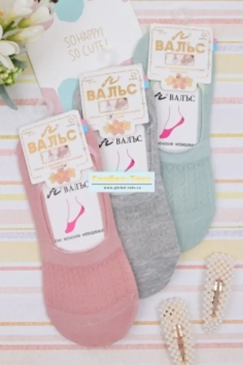 Носки-следки женские 37-41р «Вальс»