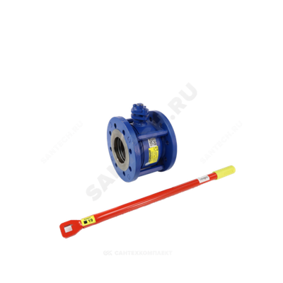 Кран шаровой сталь 11с67п укороченный Ду 15 Ру16 фл L=66мм полнопроходной Маршал СУФ.00.1.016.015