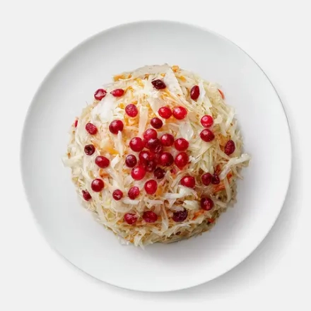 Капуста квашеная с клюквой 500г