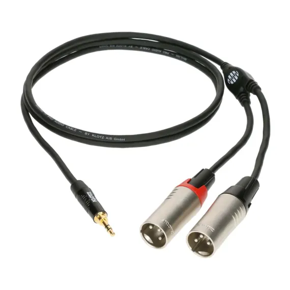 Klotz KY9-300 Black Mini-Jack 3.5 - 2XLR (m) 3m