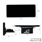 Магнитола для Honda CR-V 2006-2012 - Redpower 85009BXLM монитор 12.3" QLED в стиле Audi, Android 14, CarPlay, 4G SIM-слот