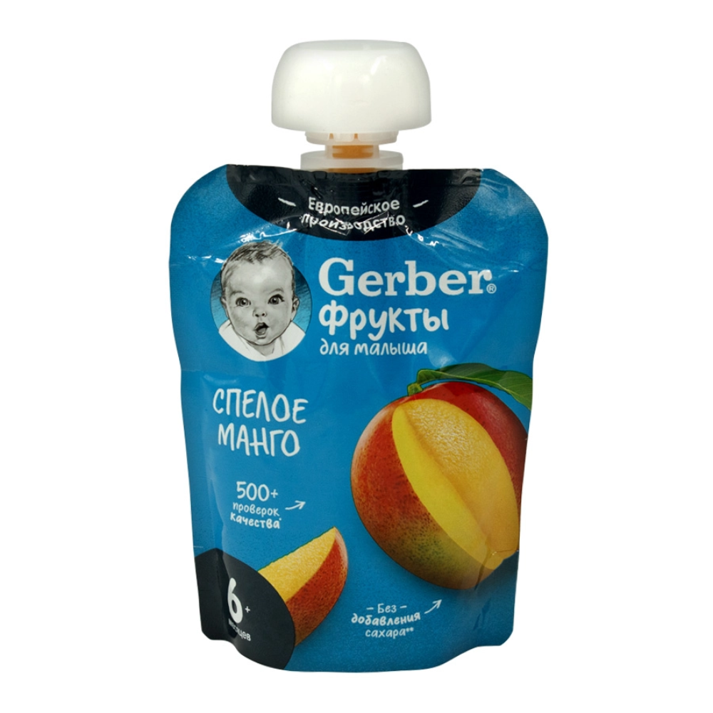 Пюре Gerber Фрукты Спелое Манго 90 гр