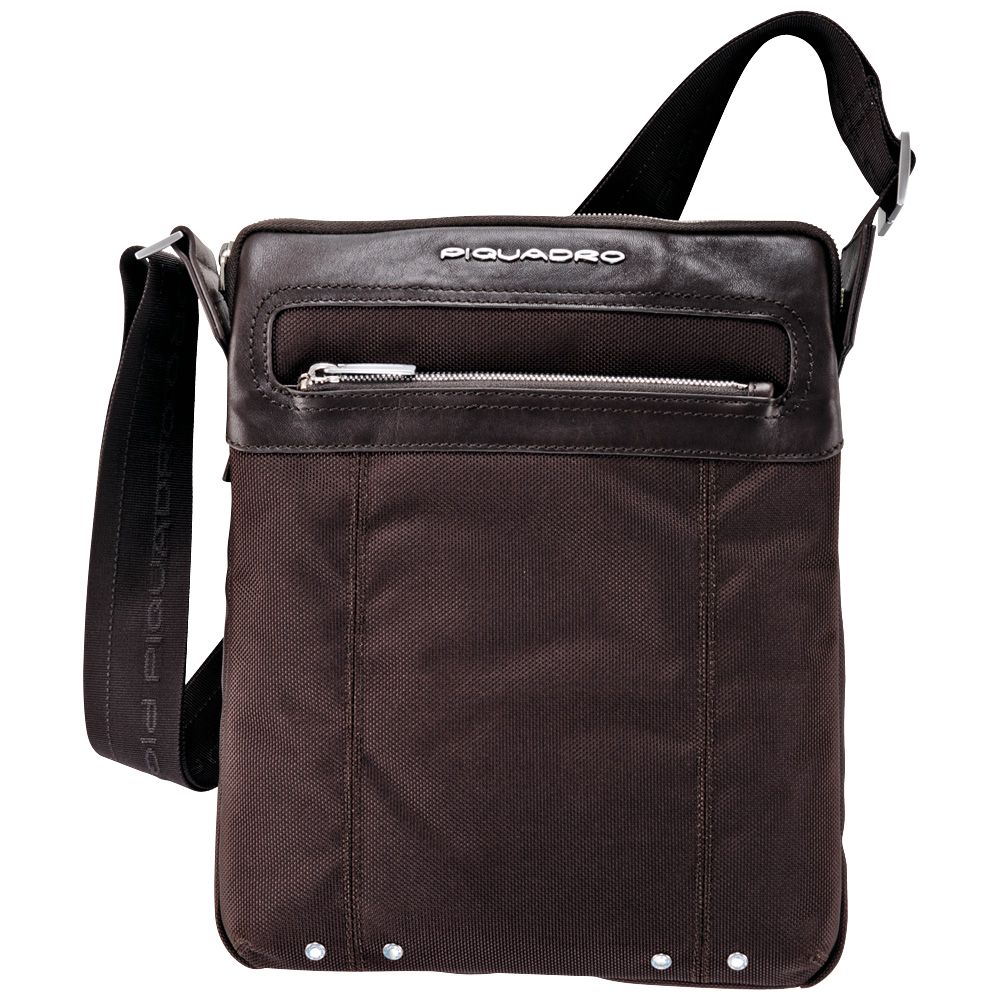 Сумка мужская Piquadro Link темно-коричневый кожа и ткань (CA1591LK/TM)