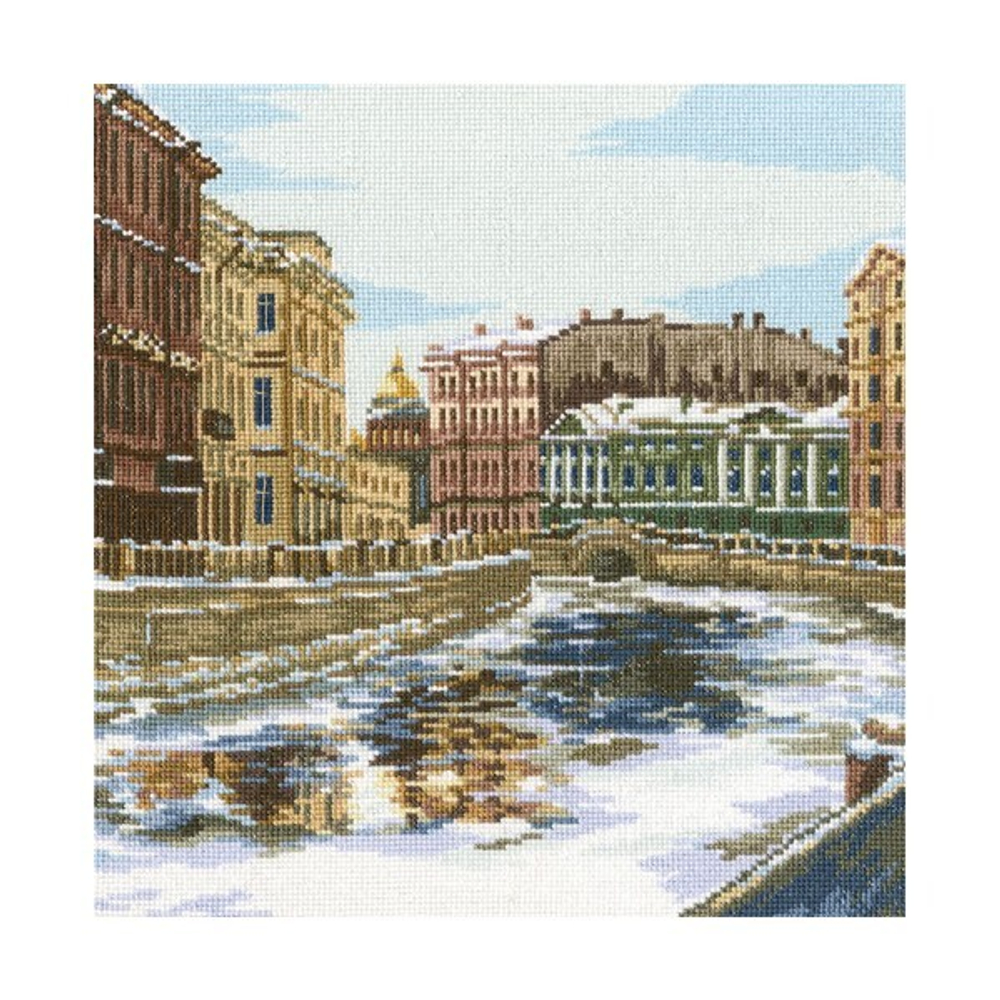 "Каналы Петербурга"-M421 вышивка