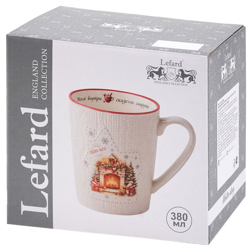 КРУЖКА LEFARD "ТЕПЛО ВНУТРИ , СКАЗОЧНО СНАРУЖИ" 400МЛ