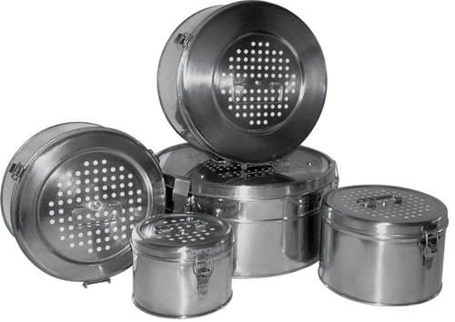 КФ-9 Коробка стерилизационная круглая с фильтром