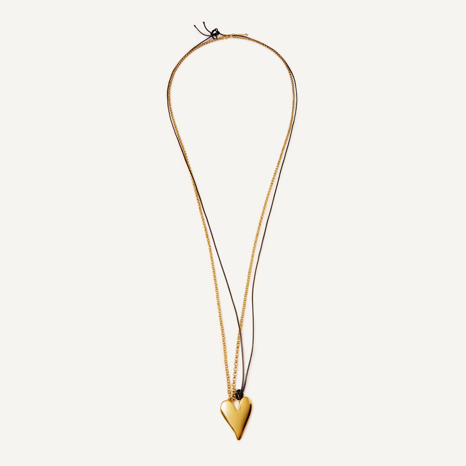Кулон "Heart" Necklace - Gold