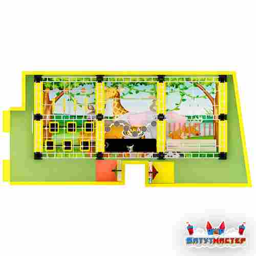 Полоса препятствий парк ниндзя «Лесной Воин», 10,7×4,75×5 м