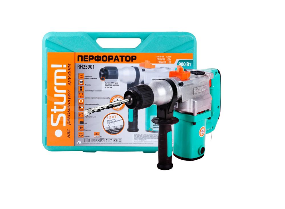 Перфоратор SDS Plus Sturm! RH25901
