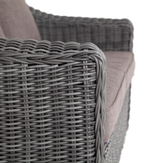 "Кон Панна" диван из искусственного ротанга двухместный, цвет графит