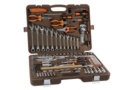 OMT131S (OMT131S18) Набор инструмента универсальный 1/4", 3/8" и 1/2"DR, 131 предмет