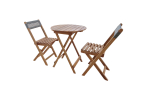 Набор мебели Garden Story садовый Бали (мини) из акации 1 уп (3 предмета: стол+ Стул Garden Story 2шт)