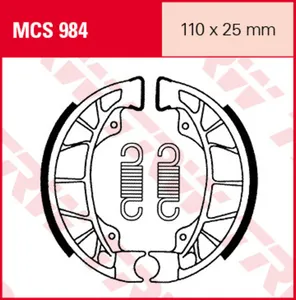 Колодки тормозные барабанные TRW MCS984