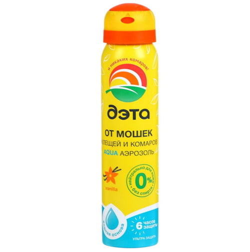 Аэрозоль «ДЭТА АКВА» от клещей, 100 мл