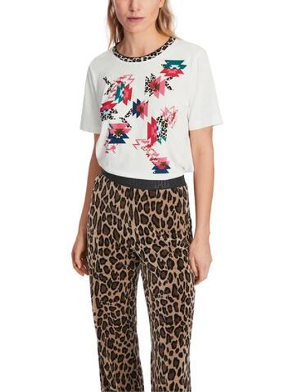 Marc Cain Футболка с абстрактным принтом