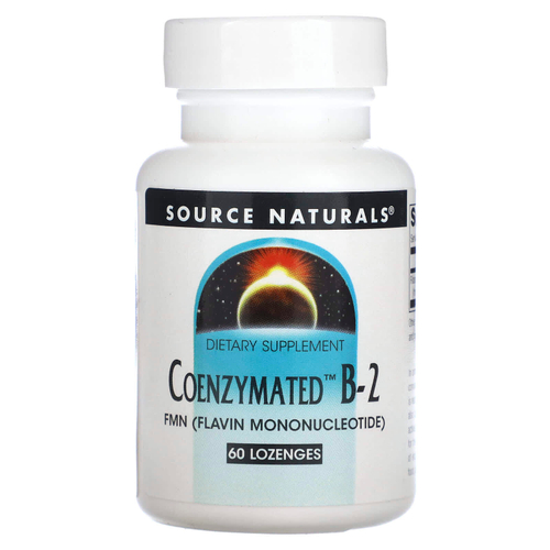 Source Naturals, коэнзим B2, 18 мг, 60 пастилок