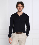 хлопковое поло san pepe HUGO - темно-синий(50474182)