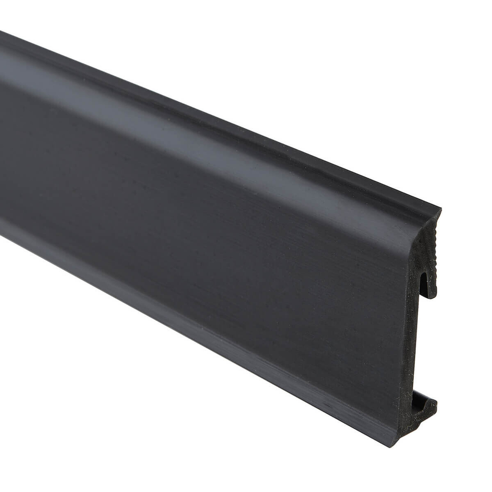 Напольный плинтус SALAG ALPHA 65 Czarny (черный) (65х18х2200мм)