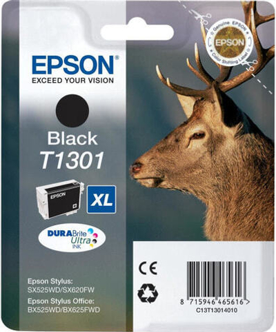 Epson Stag Singlepack Black T1301 DURABrite Ultra Ink C13T13014010