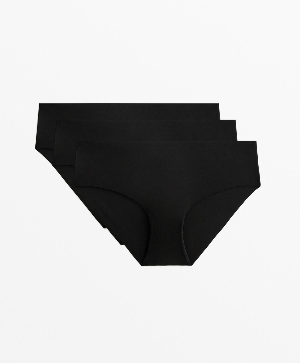 OYSHO Набор из 3 пар трусов, черный