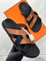 Шлёпанцы оранжевые Hermes