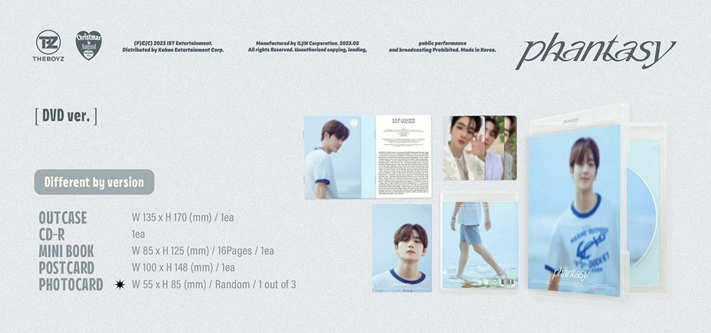 Альбом THE BOYZ - Part.1 [PHANTASY_Christmas in August] (DVD Ver.)