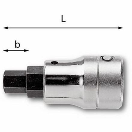 234 3/4 N Головка для винтов с внутренним шестигранником 14 мм, 3/4", USAG (Италия)