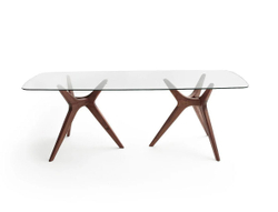 Дизайнерский стол TRIANGLE GLASS LARGE 110х220