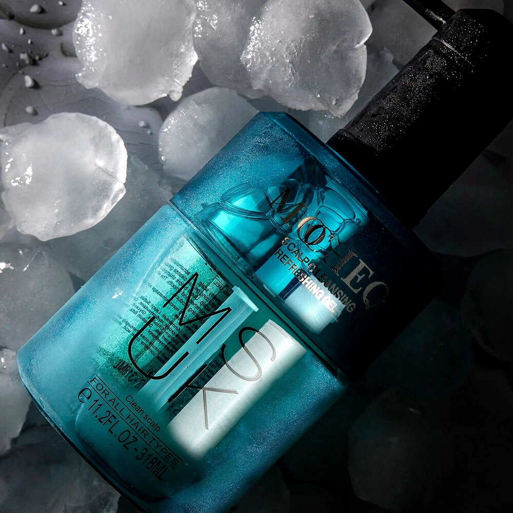 Шампунь-гель для глубокой очистки Mocheqi Musk Scalp Cleansing Refreshing Gel 318 мл