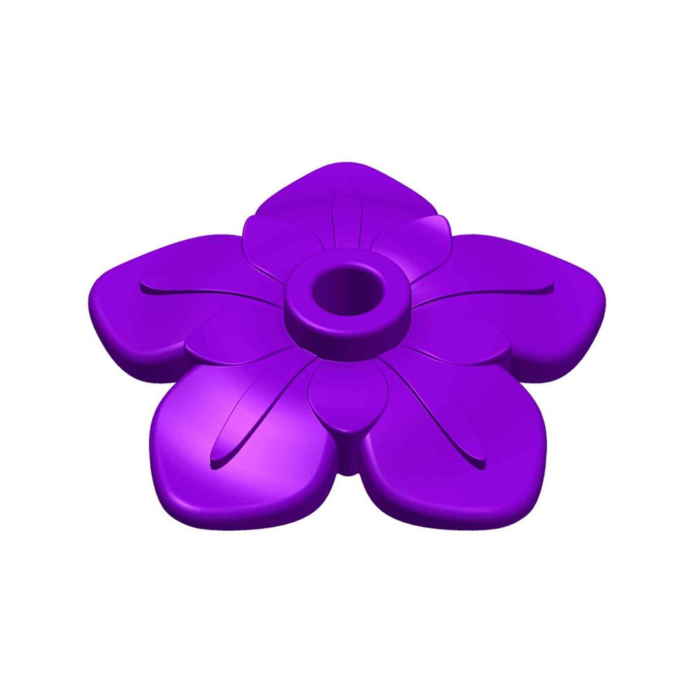 Цветок 12x12x4 см для конструктора 5''