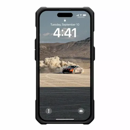 Чехол Uag Monarch для iPhone 15 Pro 6.1", цвет карбон (Carbon Fiber)
