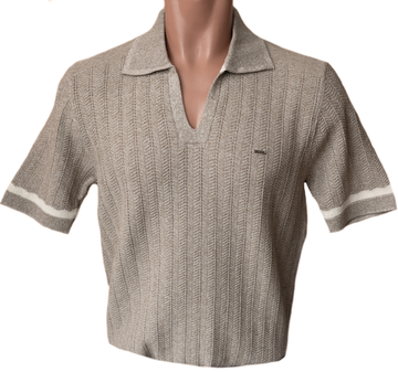 Футболка Поло из хлопка и льна MeleCL (Турция). Р-ры 46-52