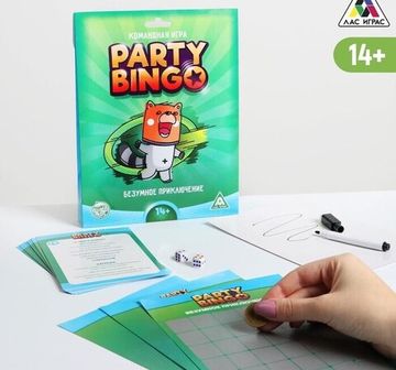 Командная игра "Party Bingo. Безумное приключение", 14+