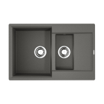 Мойка Daisen 78-2T-PL Tetogranit/платина