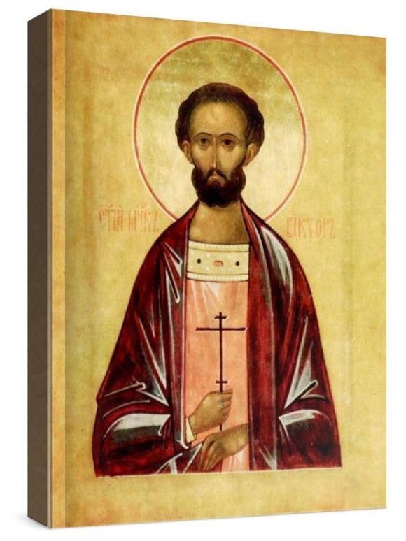 Виктор Коринфский (рукописная икона)