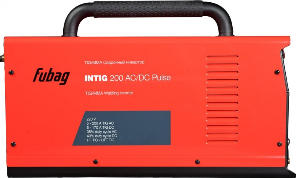 Аппарат аргонно-дуговой сварки FUBAG INTIG 200 AC/DC PULSE( 31412) + Горелка FB TIG 26 5P 4m (38459) 31412.1