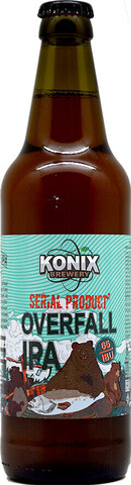 Пиво Коникс Оверфолл ИПА / Konix Overfall IPA 0.5л - 6шт