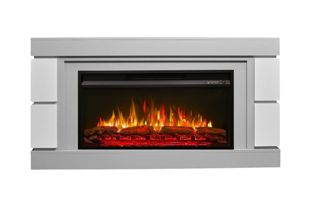 ДЭНВЕР R F36/JF36 GR-LCB715/WT-LCB510 СЕРЫЙ КАМЕНЬ/БЕЛЫЙ + PREMIER-S (FL36) Электрокамин