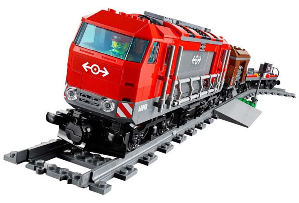 LEGO City: Мощный грузовой поезд 60098 — Heavy-haul Train — Лего Сити Город