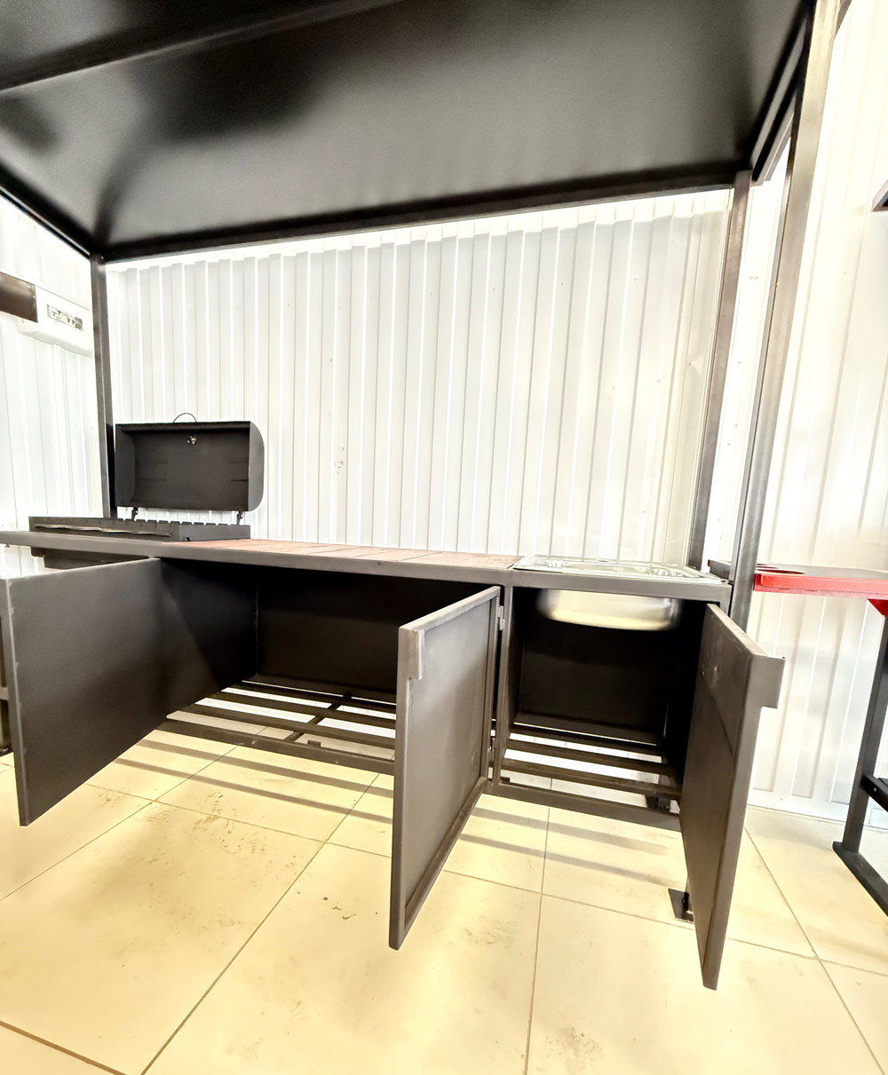 Мангальная зона Шашлычник с мойкой 5 мм