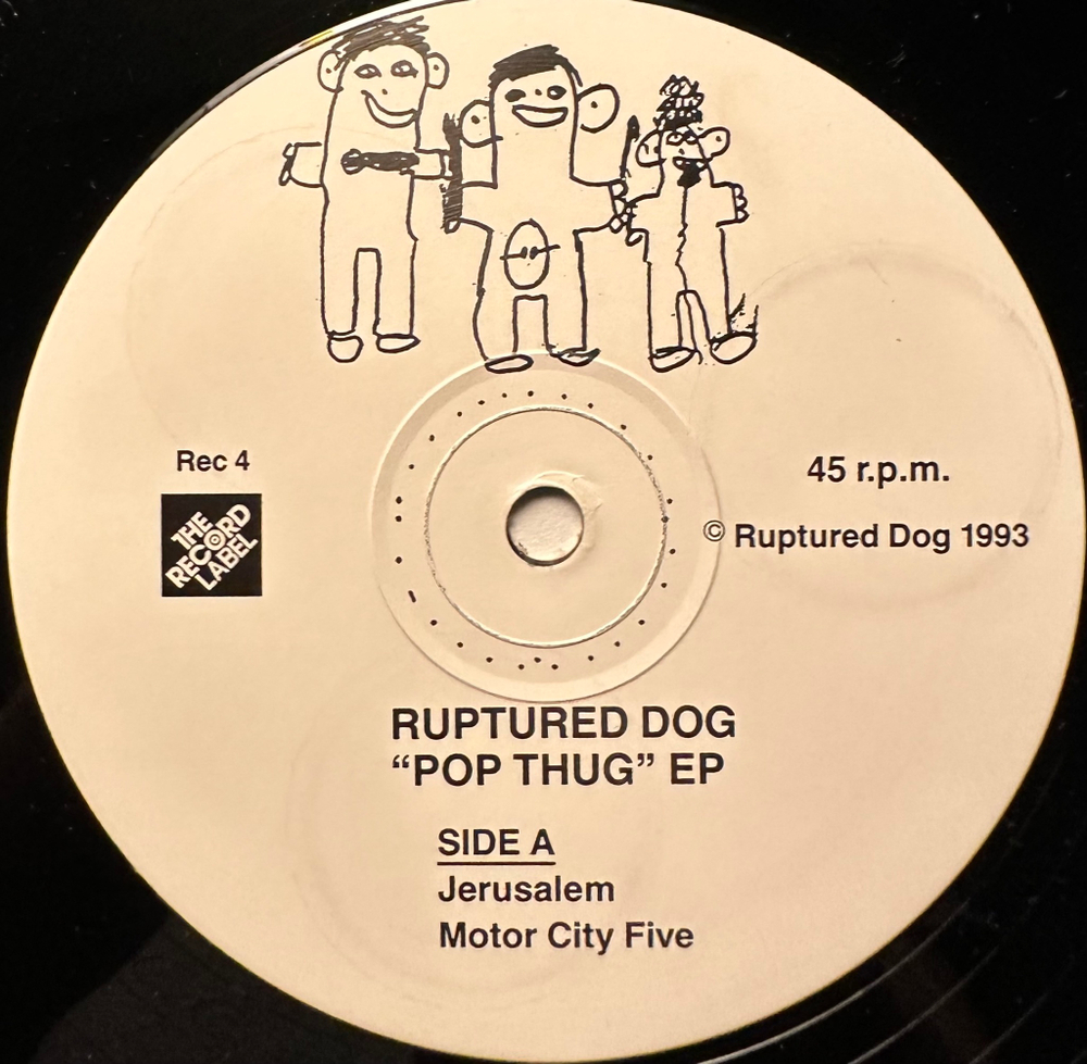 Ruptured Dog - Pop Thugs EP (Англия 1993г.) 12", 45 RPM, EP