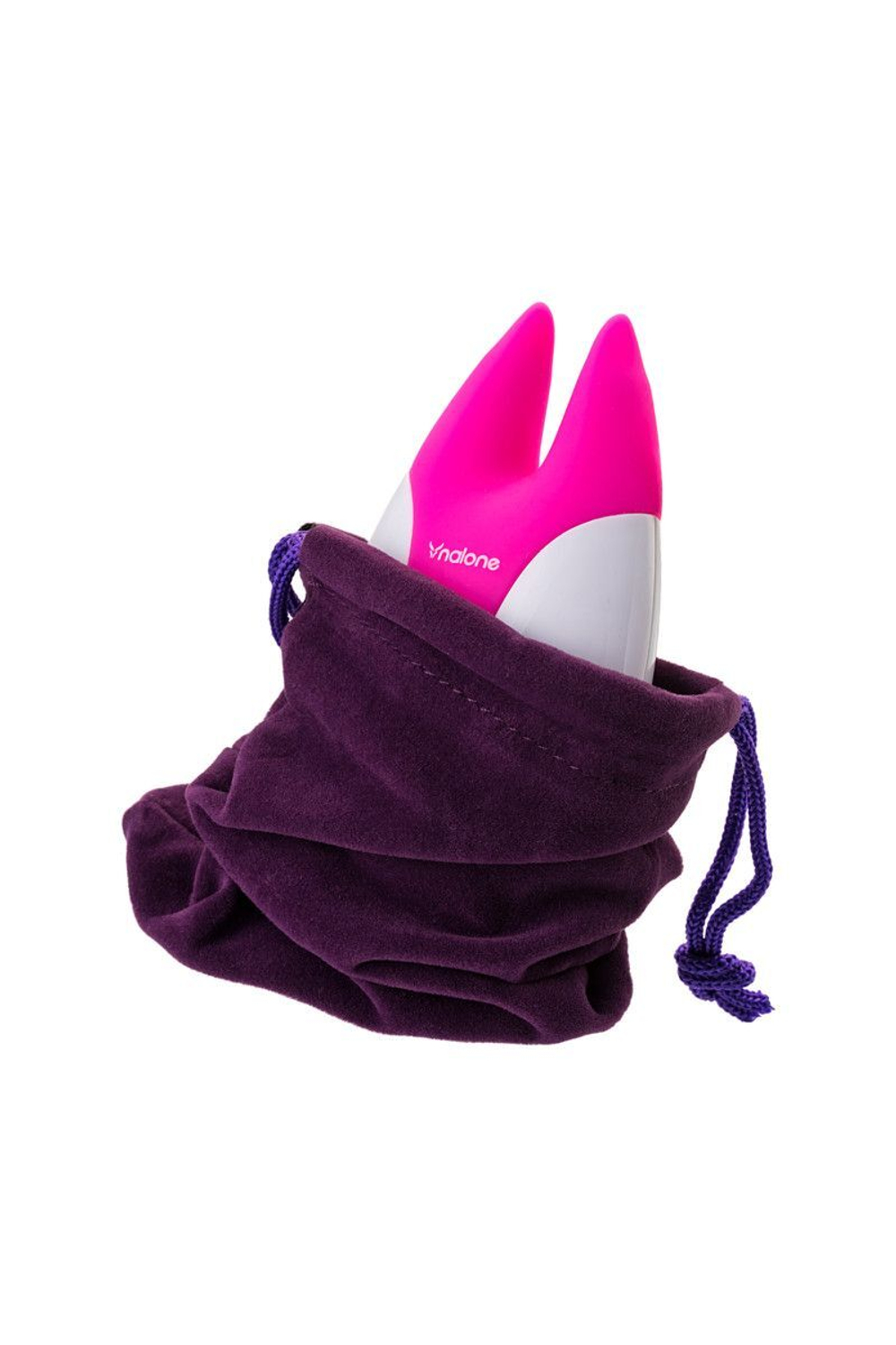 Вибратор для стимуляции клитора FiFi (Цвет: розовый с белым)