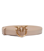 Кожаный ремень Pinko - бежевый(100125 A0F1)