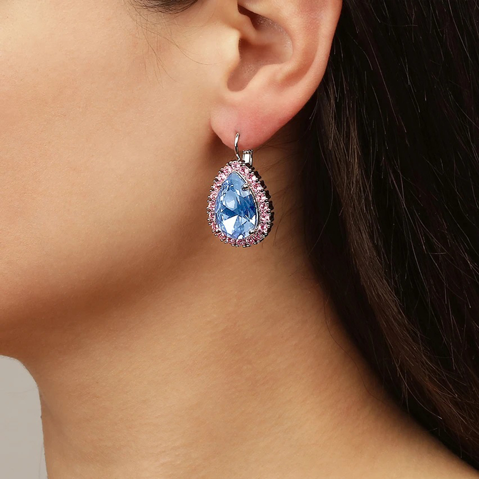 Серьги Dyrberg Kern FIORA SS LIGHT BLUE/ROSE 440067