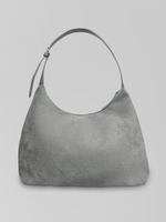 Сумка May Va 15055 замшевая на замке с одной удлиненной ручкой