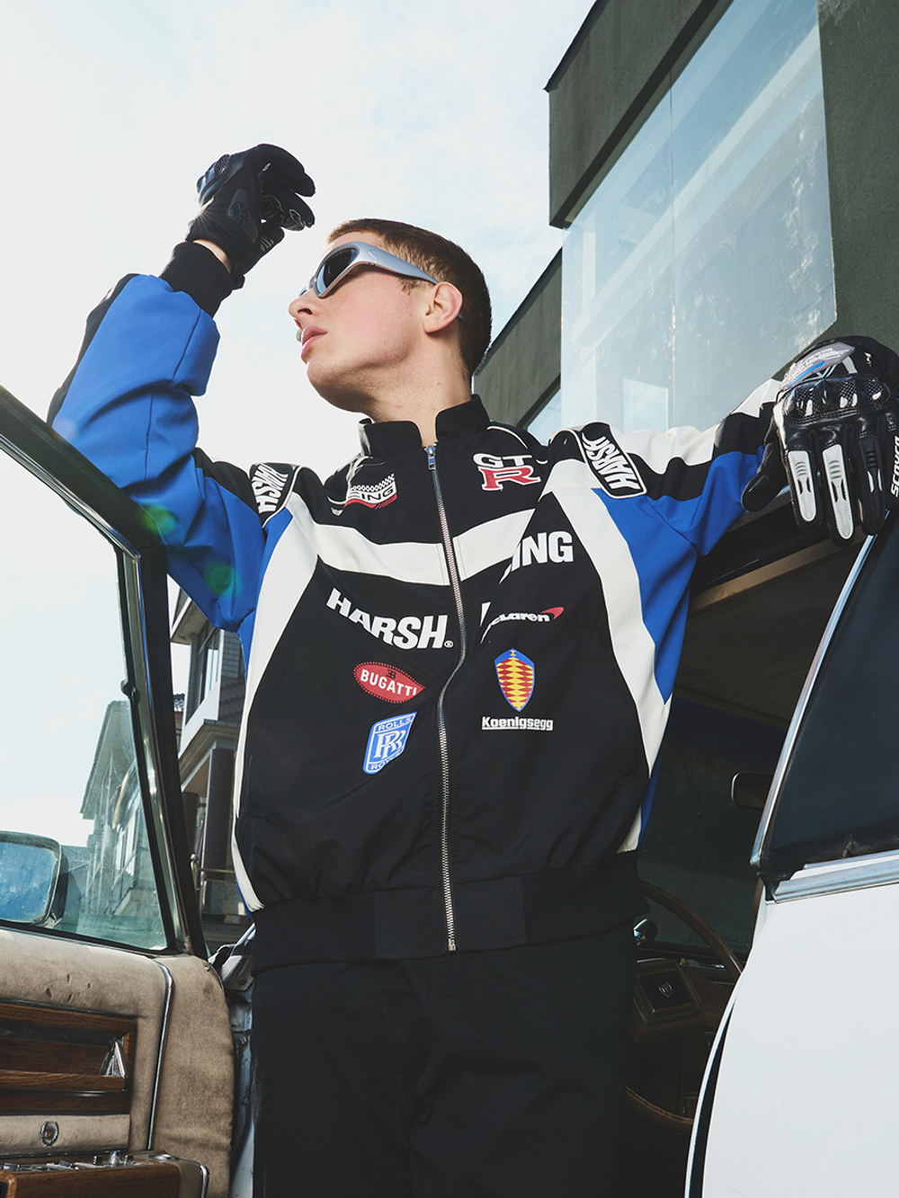 Куртка HARSHandCRUEL "Logomania" Racing Jacket