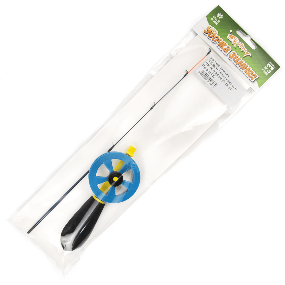 Удочка зимняя Westman Perch Middle, хлыст карбон (30см, 6-15гр)