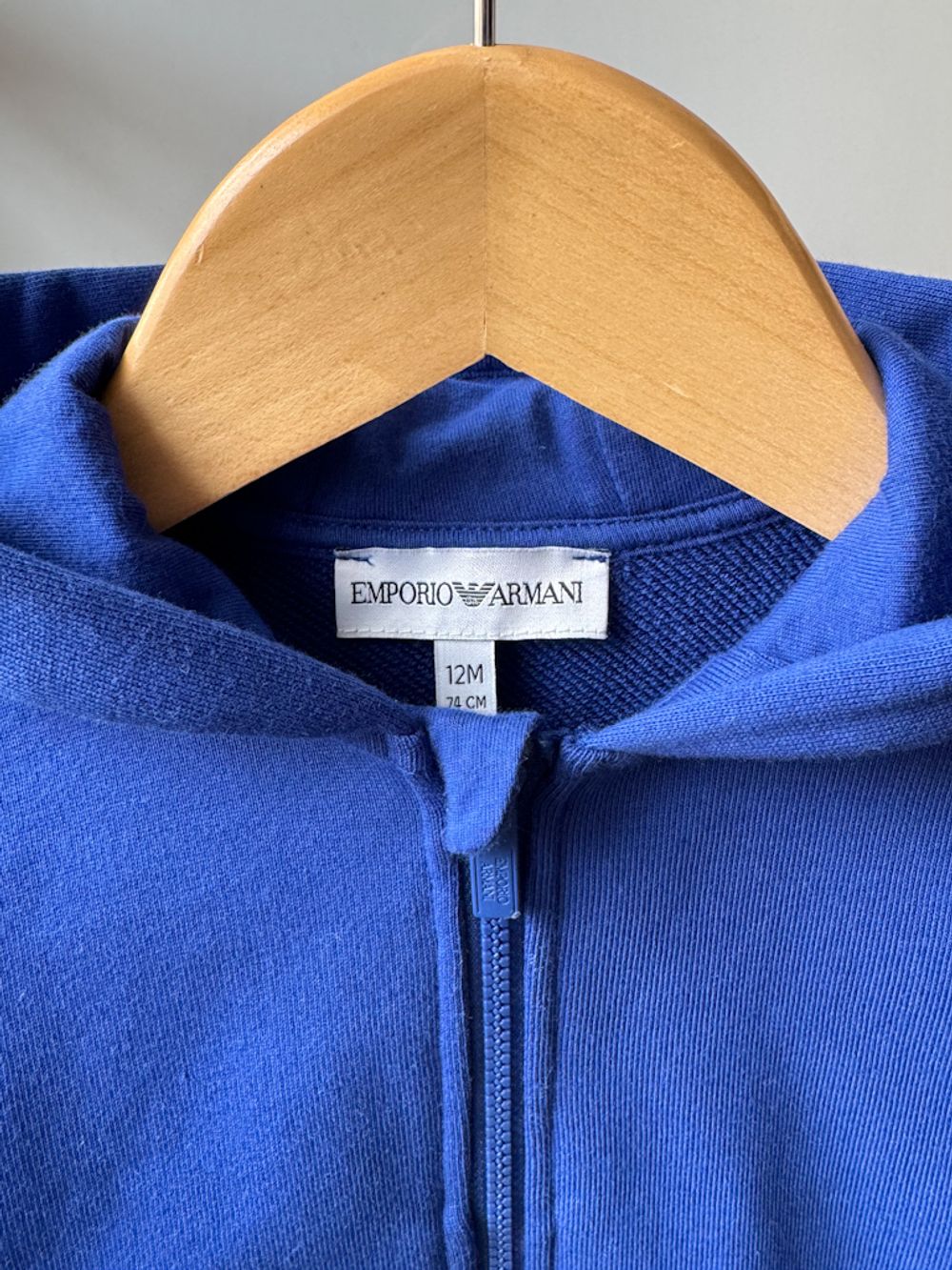 Хлопковая толстовка Emporio Armani, 74