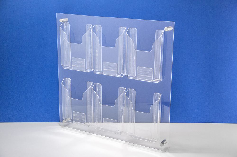 Стенд на 6 А5 верт карманов для буклетов