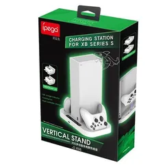 XBox Series S Многофункциональная подставка для консоли и 2х геймпадов.+аккум.(2шт) (Pega PG-XBS012)